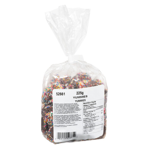 Johnvince Foods Dark Chocolate Rainbow Yummies 225 g