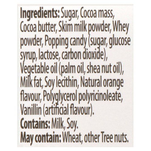 Terry's Milk Chocolatey Confection Popping Candy Orange 147 g