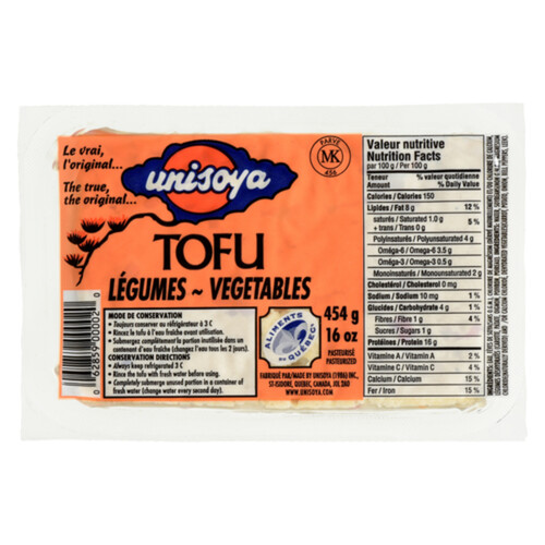 Unisoya Tofu Vegetables 454 g