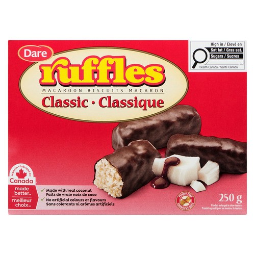 Dare Ruffles Peanut-Free Macaroon Biscuits Classic 250 g