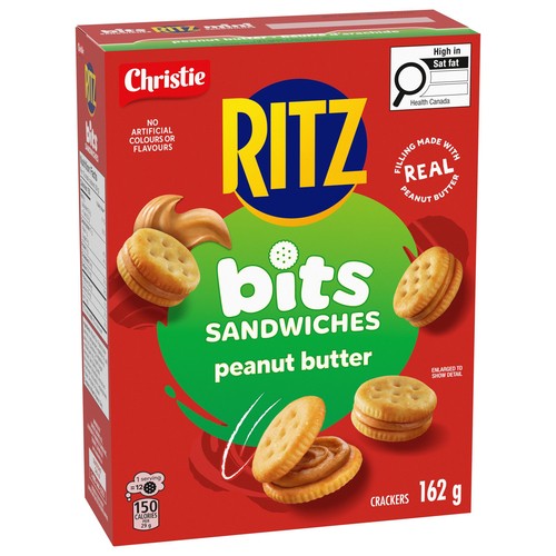 Ritz Cracker Bits Sandwhiches Peanut Butter 162 g