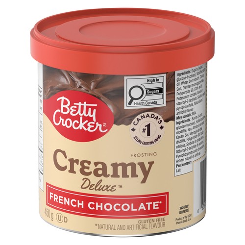 Betty Crocker Gluten-Free Creamy Deluxe Frosting French Chocolate 450 g