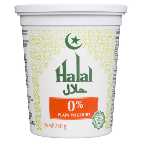 Khaas Halal Yogurt Plain 0% 750 g