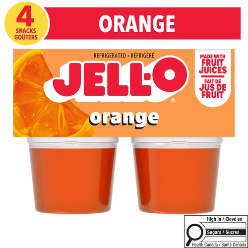 Jell-O Gel Snacks Orange 384 g