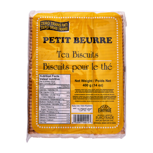 Euro Trade Peanut Butter Tea Biscuits 400 g