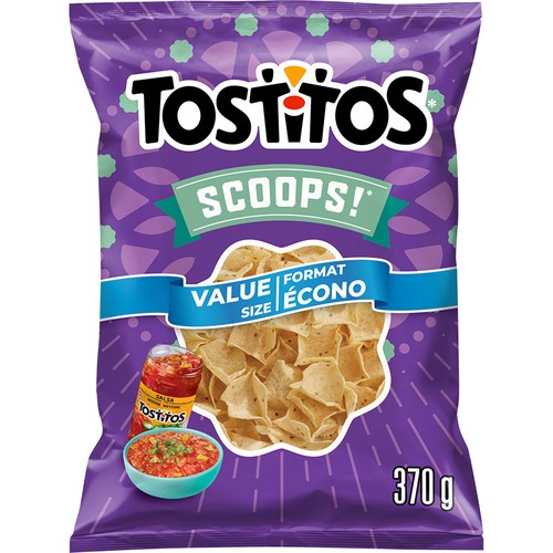 Tostitos Scoops! Tortilla Chips Value Size 370 g