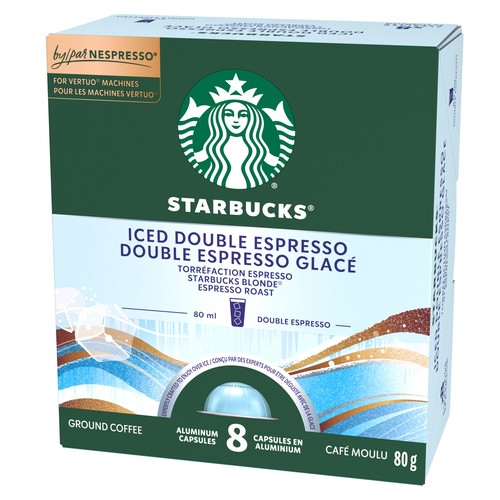 Starbucks Iced Double Espresso For Nespresso Vertuo 80 g