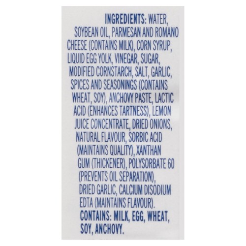 Kraft Salad Dressing Creamy Caesar 250 ml