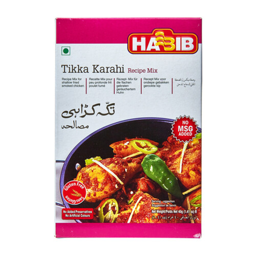 Habib Gluten-Free Recipe Mix Tikka Karahi 50 g