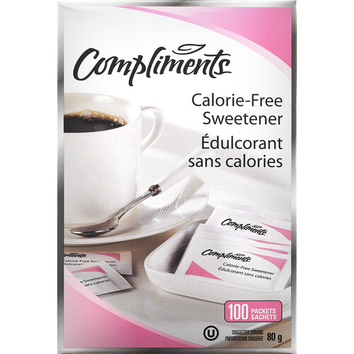 Compliments Sweetener Calorie Free 80 g