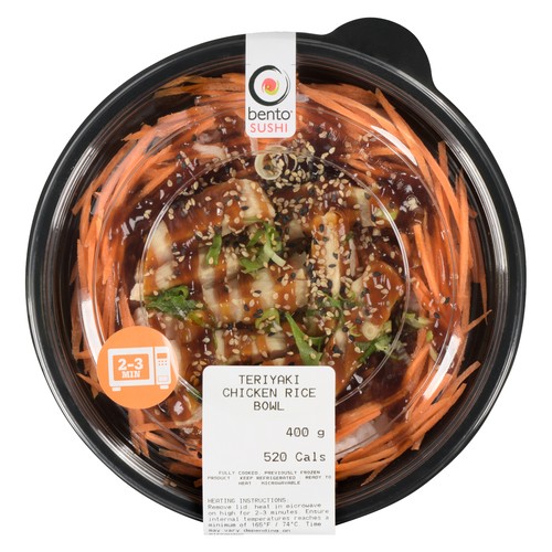 Bento Chicken Teriyaki Rice Bowl 400 g