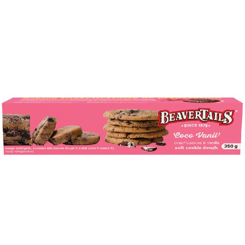 BeaverTails Soft Cookie Dough Coco Vanil' Cookies & Vanilla 350 g