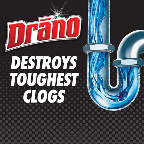 Drano Max Gel Drain Clog Remover and Cleaner 900 ml