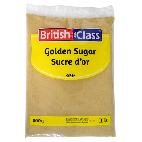 British Class Golden Yellow Sugar 800 g