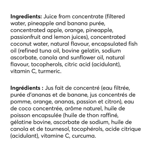 Oasis Health Break Orange Pineapple Passion Coconut Juice 1.65 L