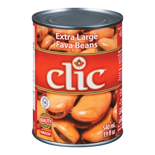 Clic Canned Fava Beans Extra Large 540 ml