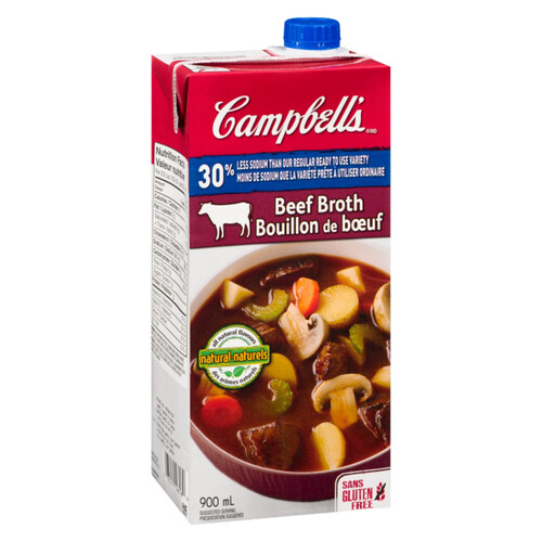Voilà Online Grocery Delivery Campbell's 30 Low Sodium Beef Broth
