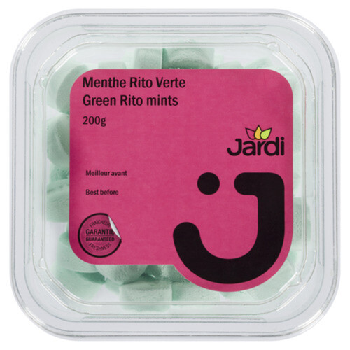 Les Aliments Jardi Green Rito Mints 200 g