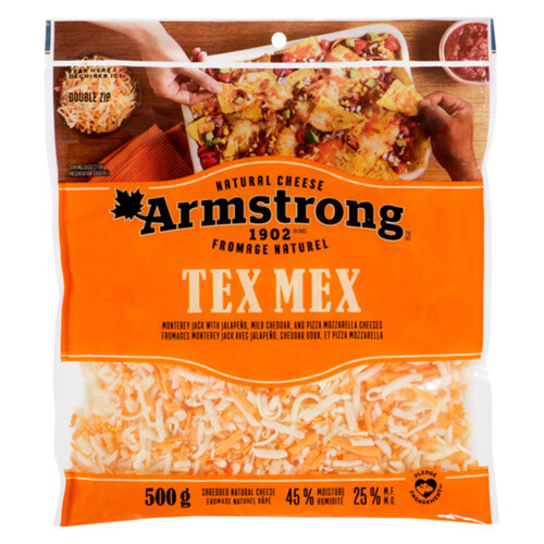 Armstrong Tex Mex Blend Cheese Shred 500 g