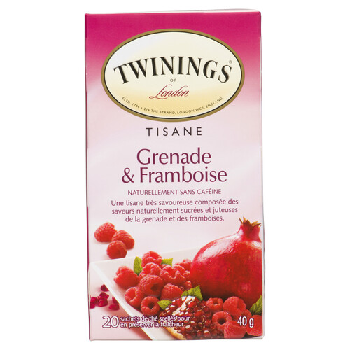 Twinings Herbal Tea Pomegranate & Raspberry 20 Tea Bags