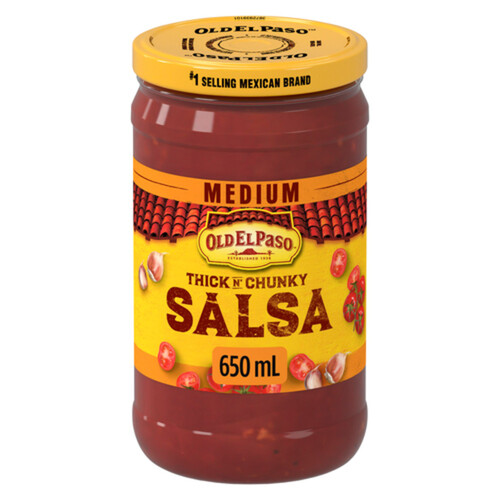 Old El Paso Thick N' Chunky Salsa Medium 650 ml