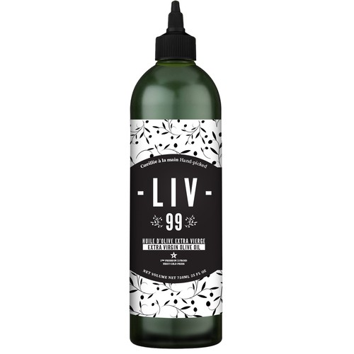 LIV99 Virgin Olive Oil In Squeeze Bottle 750 ml