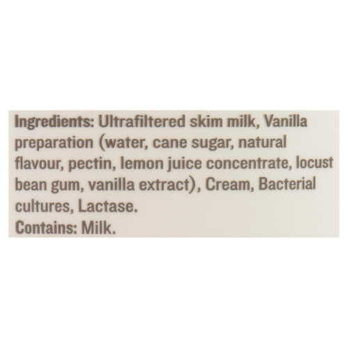 Riviera Greek Yogurt 40% Less Sugar Vanilla 750 g