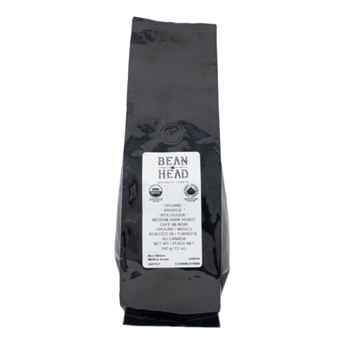 Bean Head Organic Specialty Ground Coffee 340 g
