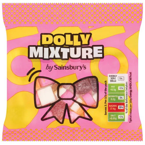 Sainsbury's Candy Dolly Mixtures 70 g