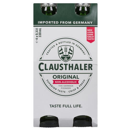 Clausthaler Non Alcoholic Beer 4 x 330 ml (bottles)