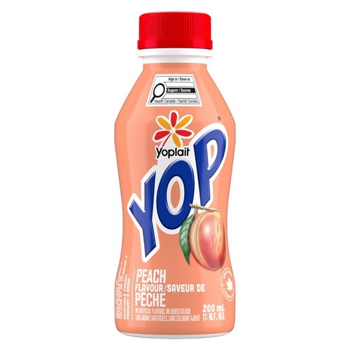 Yoplait Yop 1% Drinkable Yogurt Peach 200 ml (bottle)