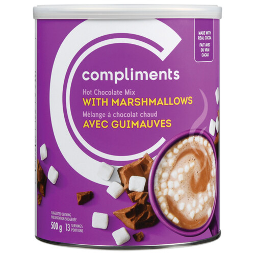 Compliments Marshmallows Hot Chocolate Mix With Real Cocoa 500 g