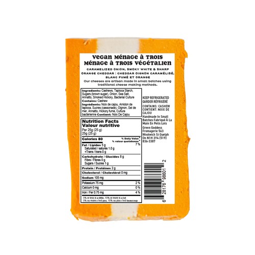 Green Goddess Fromagerie Vegan Cheese Ménage à Trois 200 g