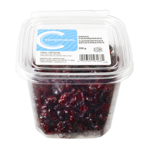 Compliments Dried Cranberries 350 g