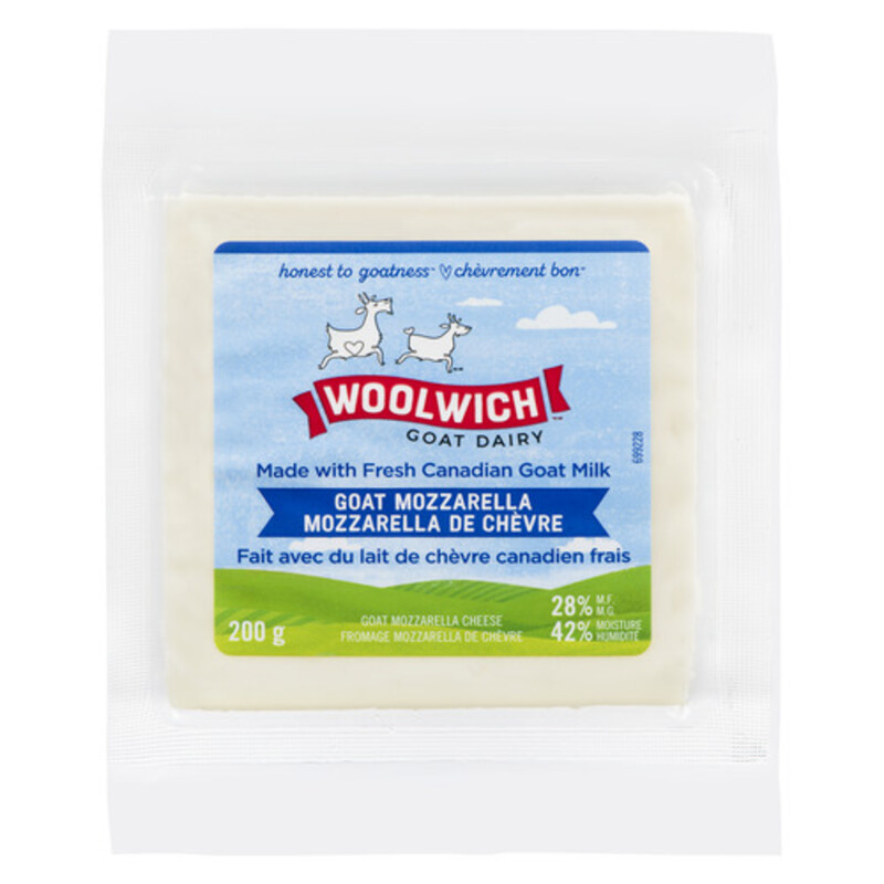 Woolwich Dairy Goats Milk Cheese Mozzarella 200 g Voilà Online