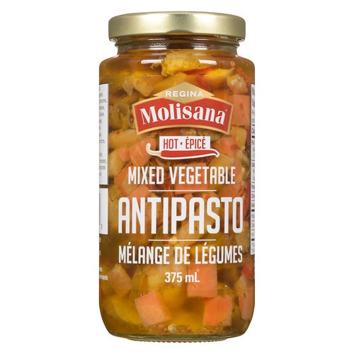 Regina Molisana Antipasto Mixed Vegetable In Oil Hot 375 ml