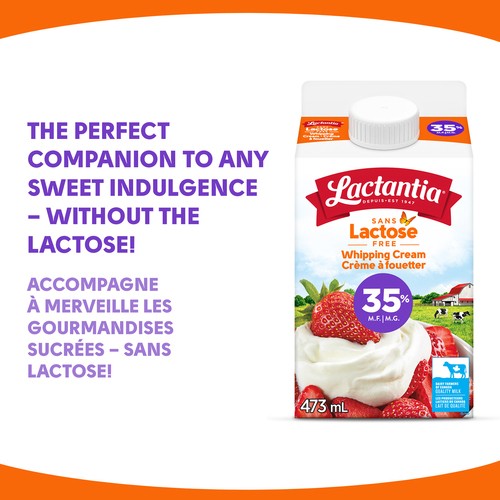 Lactantia Lactose-Free 35% Whipping Cream 473 ml