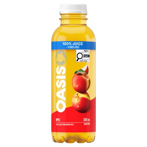 Oasis Classic Juice Apple 6 x 300 ml (bottles)