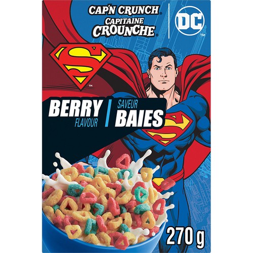 Cap'n Crunch Cereal DC Berry 270 g
