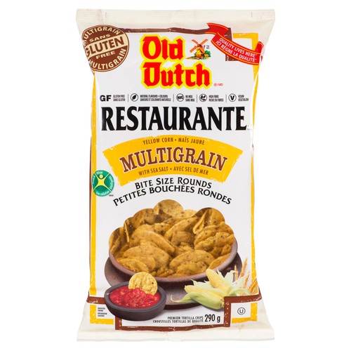 Old Dutch Tortilla Bites Restaurante Multigrain 290 g