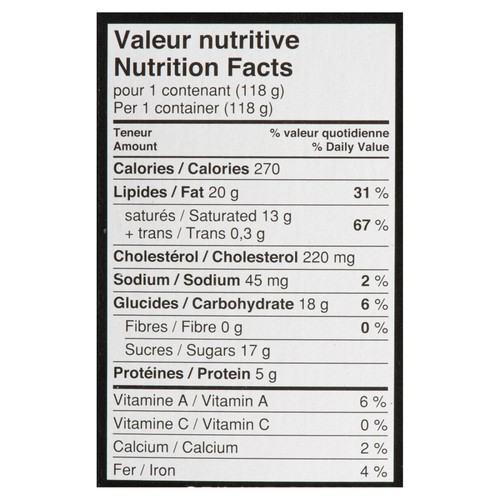 Liberté Dairy Dessert Crème Brûlée 2 x 118 g