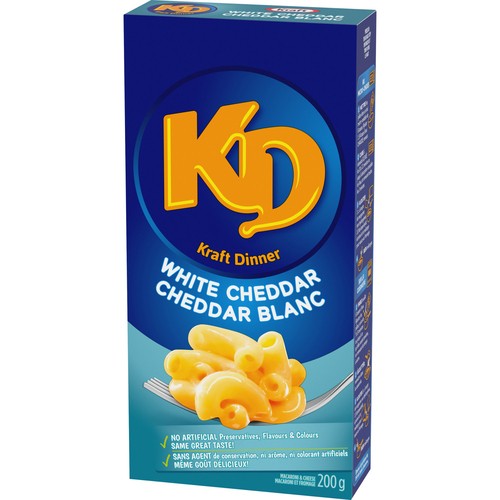 Kraft Dinner Macaroni And Cheese White Cheddar 200 g