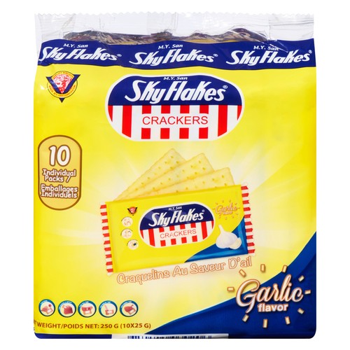 My San Crackers Garlic Skyflakes 250 g