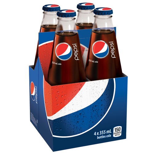 Pepsi Soft Drink 4 x 355 ml (bottles)