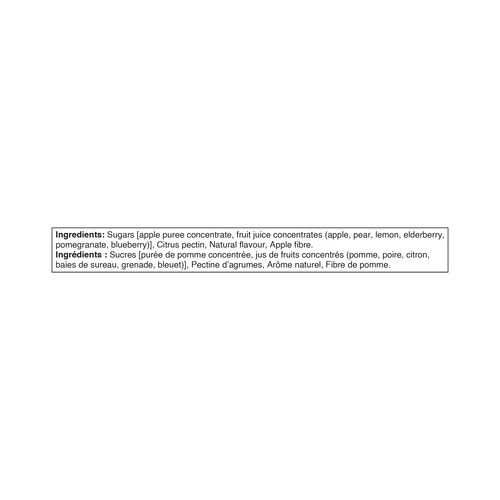 SunRype Fruitsource 100% Fruit Bar Apple Blueberry Pomegranate 37 g