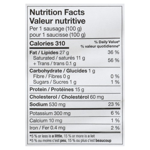 Compliments Sausage Naturally Simple Original 400 g
