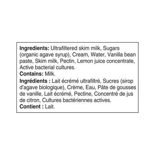 Siggi's Skyr Yogurt 3.25% Vanilla 650 g