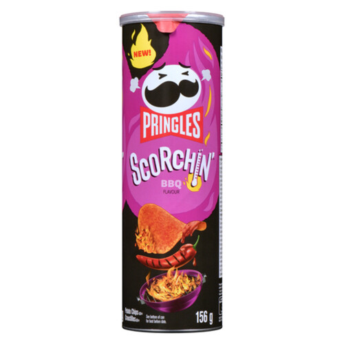 Pringles Potato Chips Scorchin BBQ 156 g