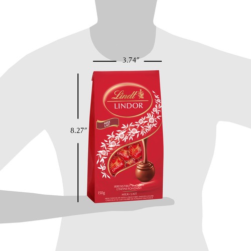 Lindt Lindor Milk Chocolate Truffles Bag 150 g