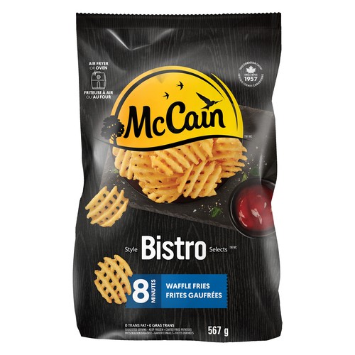 McCain Frozen Bistro Selects 8 Minute Waffle Fries 567 g